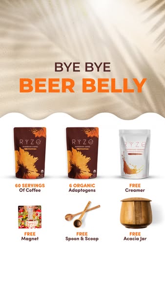 RYZE lifestyle-integrated product ad